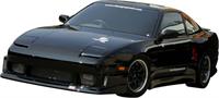 Chargespeed Sideskirts passend voor Nissan S13 180SX/240SX (FRP)