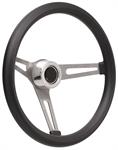 Steering Wheel Kit, 59-68 GM, Retro Foam, Hi Rise Cap, Plain, Black