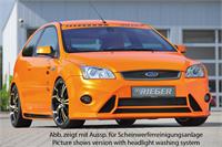Rieger front bumper  ABS plastic, aluminium mesh, mounting equipment, general operating license Focus 2:       07.04-01.08 | 3-dr., 5-dr. Focus 2 ST: 10.05-01.08 | 3-dr., 5-dr.