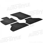 Rubbermatten passend voor BMW X5 2006-2012 (T profiel 4-delig + montageclips)