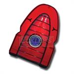 Taillight Lens, Blue Dot,54