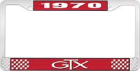 nummerplåtshållare 1970 gtx - röd