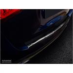 Black Stainless Steel Rear bumper protector suitable for Mercedes GLE II W167 2019- 'Ribs'