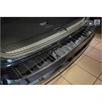 Zwart-Chroom RVS Achterbumperprotector passend voor Volkswagen Touran III 2015- incl. R-Line 'Ribs'