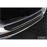 Zwart RVS Achterbumperprotector passend voor Mercedes GLB (X247) incl. AMG 2019- 'Ribs'