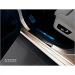 3D Black Carbon Door sill protectors suitable for BMW X5 IV G05 M-Package 2018- 2-pieces