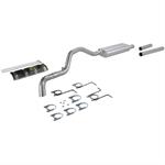 Exhaust System, Force II, Cat-Back, Steel, Aluminized, Ford, Pickup, 5.8, 7.5L