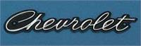 Chevr Scrip Grille Emblem,1965