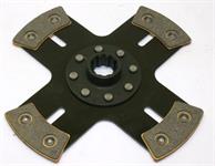 4-puck 228mm clutch disc with hub B (28,6mm x 10), with the THICK pucks