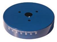 6-3/4" HARMONIC BALANCER COVER. CHEVY S/B, BLUE."