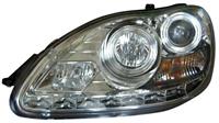 Set Koplampen in DRL-Look passend voor Mercedes-Benz S-Klasse W220 2001-2005 met OE Xenon - Chroom