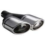 Exhaust Tail Pipe Double Oval 120x80x250