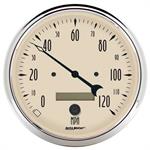 Speedometer 127mm 0-120mph Antique Beige Electronic