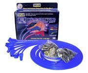Spark Plug Wires, Spiro-Pro, 8mm, Blue, 135 Degree Boots, Universal, L8/V8, Set