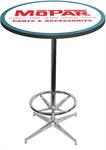 1948-53 Style Mopar parts And accessories Logo Pub Table With Chrome Base And Foot Rest