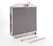 Natural Finish Downflow Radiator for GM w/Std Trans