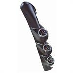 Gauge Pod Whole A-pole Left Black ( 3x52mm )