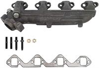 Exhaust Manifold, OEM Replacement, Cast Iron, Natural, Ford, 255, 302, Passenger Side, Each