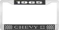 1965 CHEVY II LICENSE PLATE FRAME BLACK