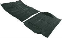 1969-72 Blazer/Jimmy Without CST / High Hump Dark Green Complete Molded Loop Carpet Set