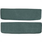 1955-59 Chevrolet/GMC Truck	 Carpet Door Panel Inserts	 w/o Cardboard Backing	 2-Piece	 Loop	 Aqua