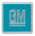 dekal "GM Mark Of Excellence", turkos