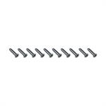 Screw Set, Sill Plate, Phillips, Steel, Chrome, Buick, Chevy, Oldsmobile, Pontiac, Set of 10