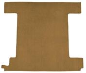 bagagematta med 1st bensintank - Back Panel - Molded Cutpile Carpet Kit - Buckskin