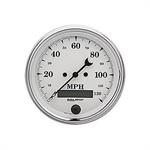 Speedometer 86mm 0-120mph Old Tyme White Electronic