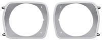 1973-74 Valiant/Duster/Scamp Headlamp Bezels - Pair