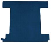 bagagematta med 1st bensintank - Back Panel - Molded Cutpile Carpet Kit - Blue