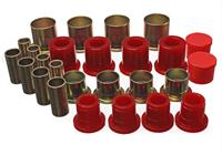 Control Arm Bushings, Front, Upper/Lower, Red