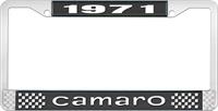 nummerplåtshållare, 1971 CAMARO STYLE 1 svart