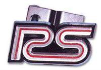 Grille Emblem,RS,Silver,80-81
