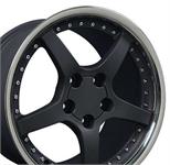 Wheel,C5,M Black,17x9.5,93-02