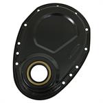 Timing Cover, 1-Piece, Steel, Black Powdercoated, Chevy, Each