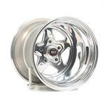 Wheel, Prostar, Aluminum, Polished, 15" x 12", 5 x 4,75" Bolt Circle, 3.50". Backspace