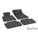 Rubbermatten passend voor BMW 3-Serie E46 1998-2005 (T profiel 4-delig + montageclips)