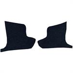 1963-67 Chevrolet Corvette	 Kick Panel Carpet Inserts	 Loop	 Dark Blue