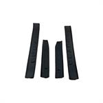 Oneway Set Sill Covers suitable for Dacia Duster II 2018-2024 - Matt black