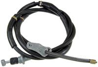 parking brake cable, 166,52 cm, rear right