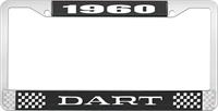 nummerplåtshållare 1960 dart - svart