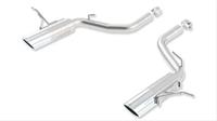 Exhaust System, Rear Section, Stainless Steel, Natural, Dual Outlet, Jeep, 6.4L, Kit