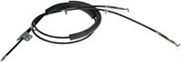 parking brake cable, 242,49 cm, rear left and rear right