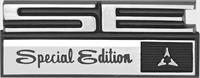 emblem "SE Special Edition" bakskärm