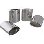 Exhaust Extensions Stainless Steel Oval Tip