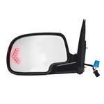 Mirror, Replacement, ABS Plastic, Black, Power