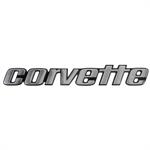 emblem, bakre stötfångare, "Corvette"