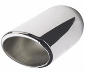 Exhaust Tail Pipe Krom"2 3/8" X 9" Angle Cut"