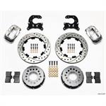 Brake Kit Fdl P / S Rear Kit, Drilled, Polished Small Ford 2.66" Offset"